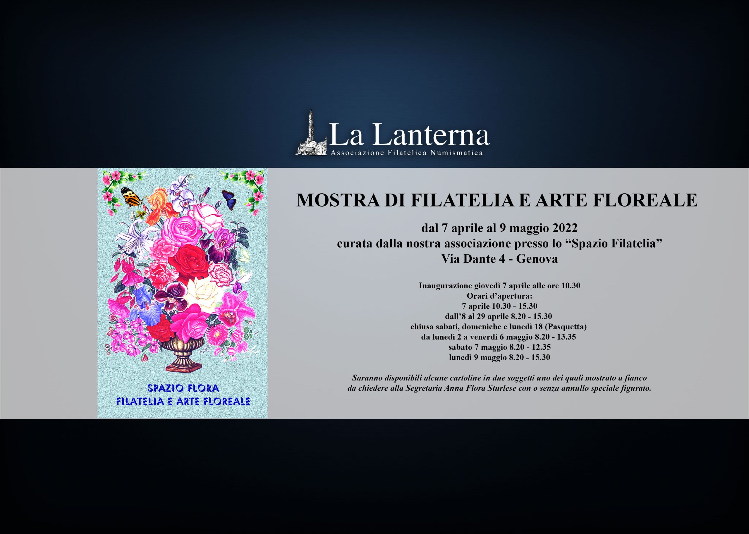 Aprile 2022 Spazio Flora Filatelia e Arte Floreale